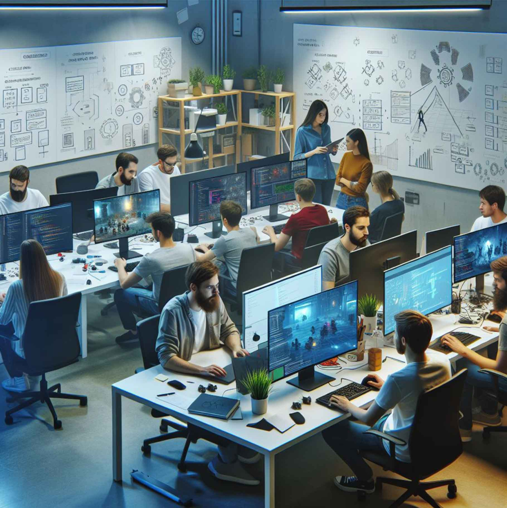 Game Developers Debugging Technical Issues